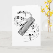 Carte Harmonica (Fleur jaune)