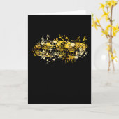 Carte Harmonica Splash (Fleur jaune)