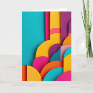 Carte Harmonie de papier en couches