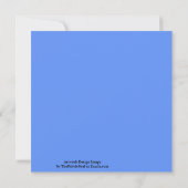Carte Harmonie équilibrée de Cornflower Couleurs Abstrai (Dos)