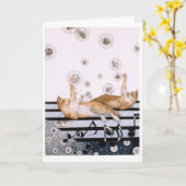 Carte Harmonie parfaite (Fleur jaune)