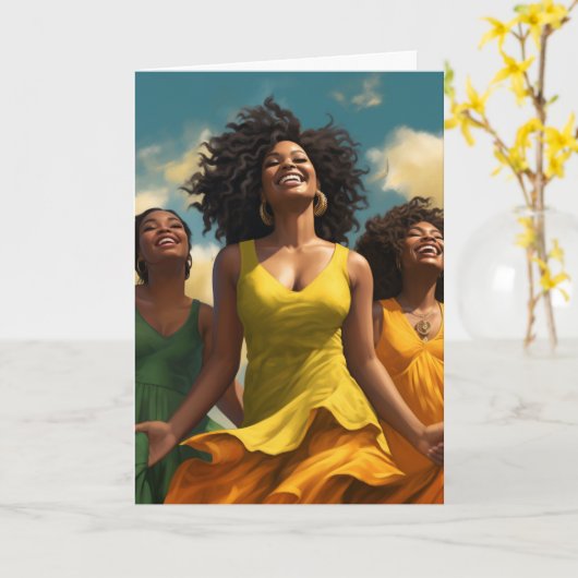 Carte Harmonie Rayonnante (Fleur jaune)