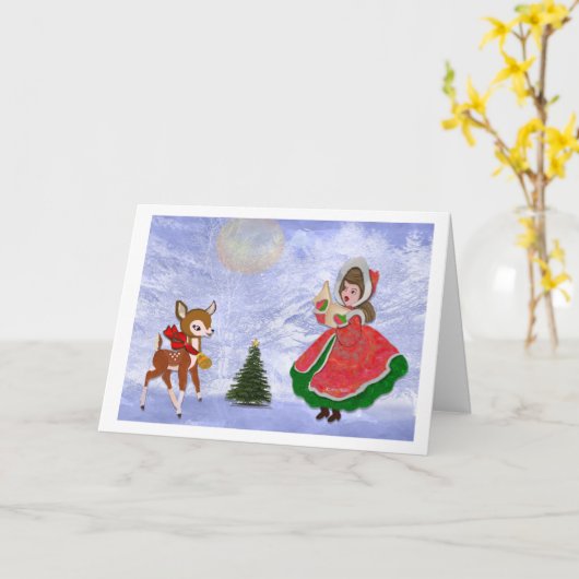 Carte Harmony noël LeeMarie’s Creative Design Card (Fleur jaune)