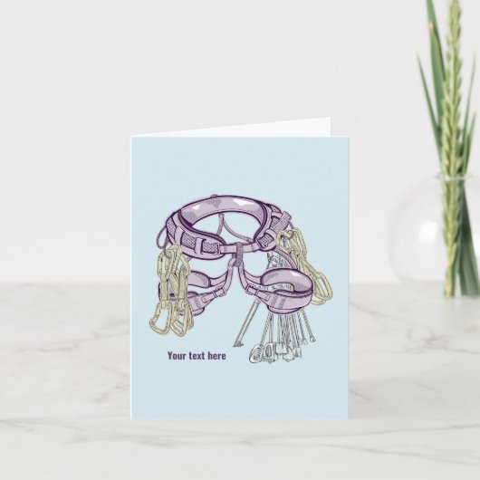 Carte harnais et équipement escalade de commerce (Devant)