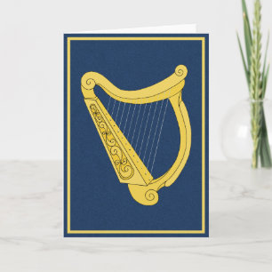 Carte Harpe irlandaise
