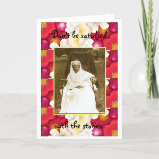 Carte Harriet Tubman-Deviennent votre propre légende