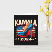 Carte Harris 2024 Chaussures Graphique du jour d'électio (Fleur jaune)