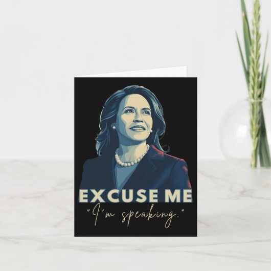 Carte Harris 2024 Kamala Harris pour le président (Devant)