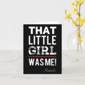 Carte Harris Cette Petite Fille Était Moi (Fleur jaune)