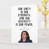 Carte HARRIS CITE : Notre unité est notre force (Fleur jaune)