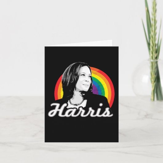 Carte HARRIS LGBTQ+ Fierté politique (Devant)