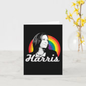 Carte HARRIS LGBTQ+ Fierté politique (Fleur jaune)