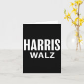 Carte Harris Tim Walz Vêtements à valse (Fleur jaune)