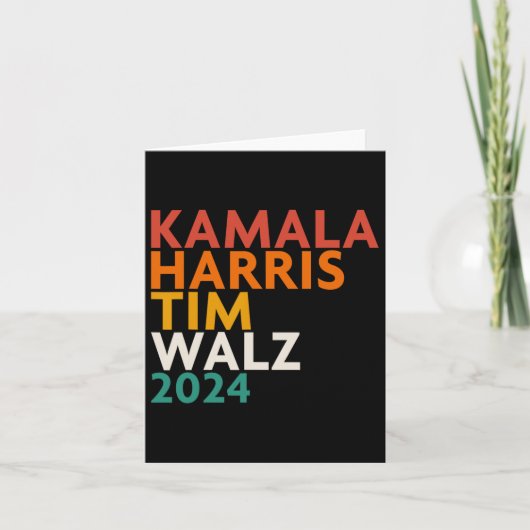 Carte Harris Waltz 2024 (Devant)