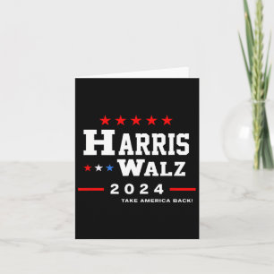 Carte Harris Waltz 2024 Election Kamala Harris Tim Waltz