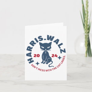 Carte Harris Waltz ne manque pas avec les femmes de chat