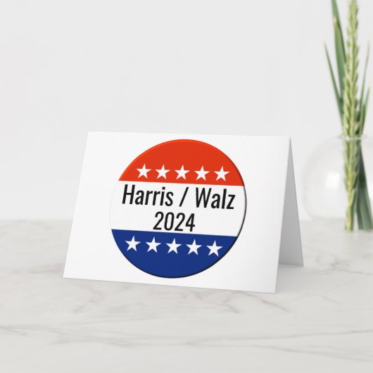 Carte Harris Walz Élection 2024 (Devant)