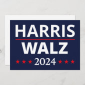 Carte Harris Walz Election 2024 III (Devant / Derrière)
