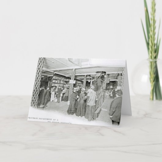 Carte Harrods Provision Department, c.1901 (Devant)