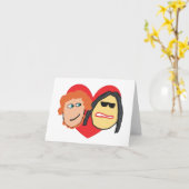 Carte Harry et Meghan (Fleur jaune)