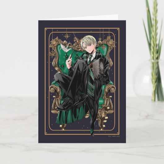 Carte HARRY POTTER™ | Anime Draco Malfoy Assis (Devant)