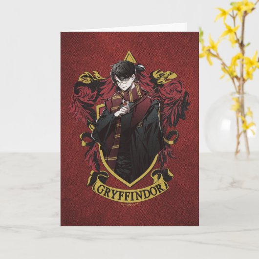 Carte HARRY POTTER™ | Anime HARRY POTTER™ Crest (Fleur jaune)