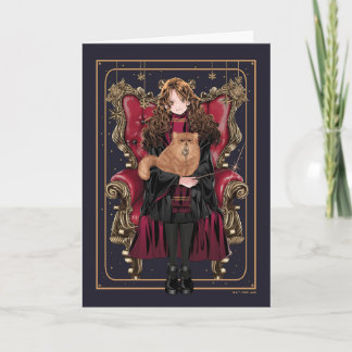 Carte HARRY POTTER™ | Anime Hermione Granger assis
