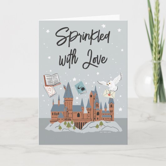 Carte Harry Potter | Baby shower du château de Hogwarts (Devant)