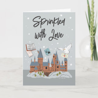 Carte Harry Potter | Baby shower du château de Hogwarts