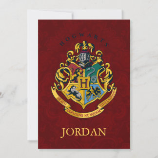 Carte Harry Potter | Blason de Poudlard - Complet