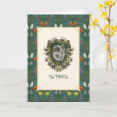 Carte HARRY POTTER™ | Blason SLYTHERIN™ (Fleur jaune)
