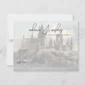 Carte Harry Potter | Castle Mariage Conseils et souhaits (Devant)