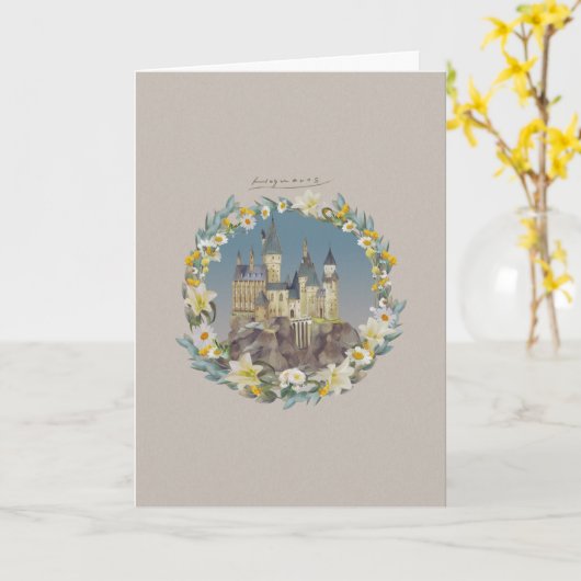 CARTE HARRY POTTER™ | CHÂTEAU HOGWARTS™ (Fleur jaune)