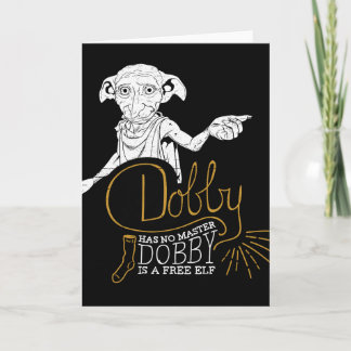 Carte Harry Potter | Dobby n’a pas de maître