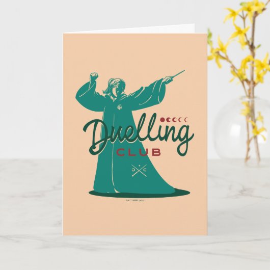 Carte HARRY POTTER™ Dueling Club Graphisme (Fleur jaune)