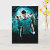 Carte HARRY POTTER ET L'ORDRE DU PHÉNIX™ Bleu (Fleur jaune)