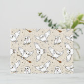 Carte Harry Potter | Hedwig Pattern (Debout devant)