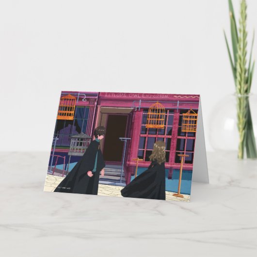 Carte HARRY POTTER™ & Hermione à Eeylops Owl Emporium (Devant)