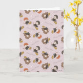 Carte HARRY POTTER™, Hermione & Ron Flying Motif (Fleur jaune)