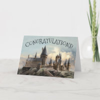 Harry Potter Hogwarts Castle Félicitations