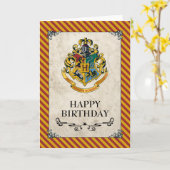 Carte Harry Potter | Hogwarts Joyeux Anniversaire (Fleur jaune)