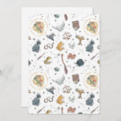 Carte HARRY POTTER™ Icons Pattern (Devant / Derrière)