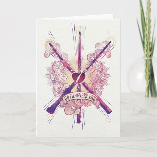 Carte Harry Potter | jusqu'à la fin (Devant)