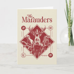 Carte HARRY POTTER™ Les Marauders Animagus Graphique