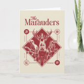 Carte HARRY POTTER™ Les Marauders Animagus Graphisme (Devant)