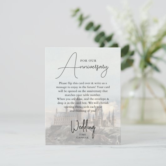 Carte Harry Potter | Mariage Anniversaire temps Capsule (Debout devant)