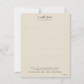 Carte Harry Potter | Mariage Anniversaire temps Capsule (Dos)