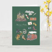 Carte HARRY POTTER™ | Moments magiques (Fleur jaune)