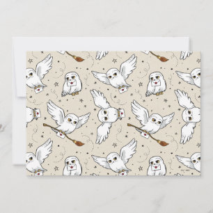 Carte Harry Potter   Motif Hedwig