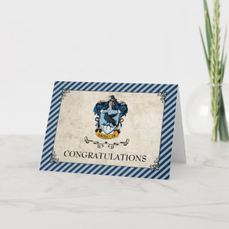 Carte Harry Potter | Ravenclaw Félicitations